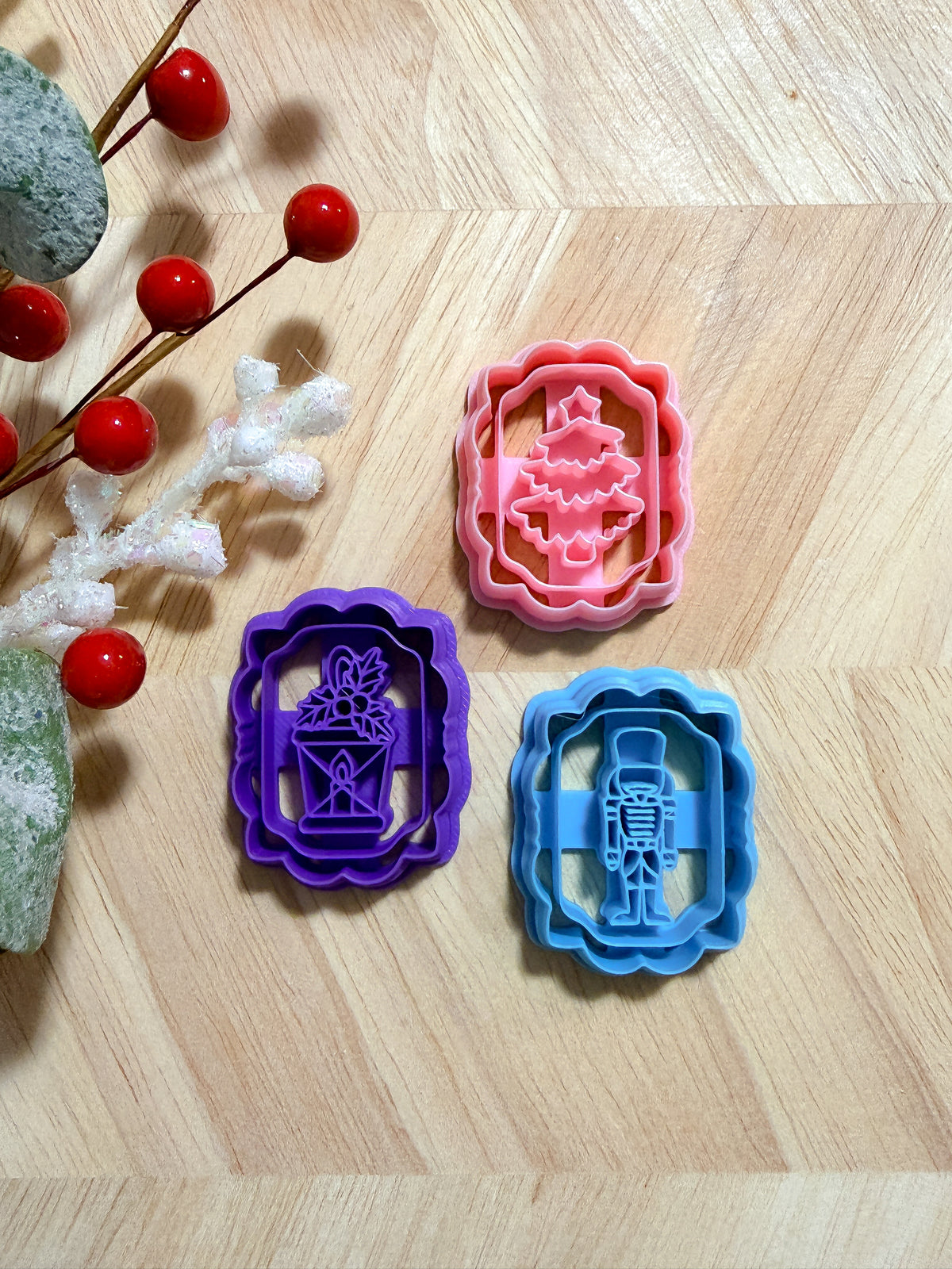 CHRISTMAS FRAMES CLAY CUTTER | CHRISTMAS | POLYMER CLAY CUTTER