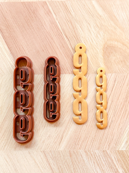 999 ANGEL NUMBERS EARRING & KEYCHAIN | SPIRITUAL MEANING | POLYMER CLAY CUTTERS