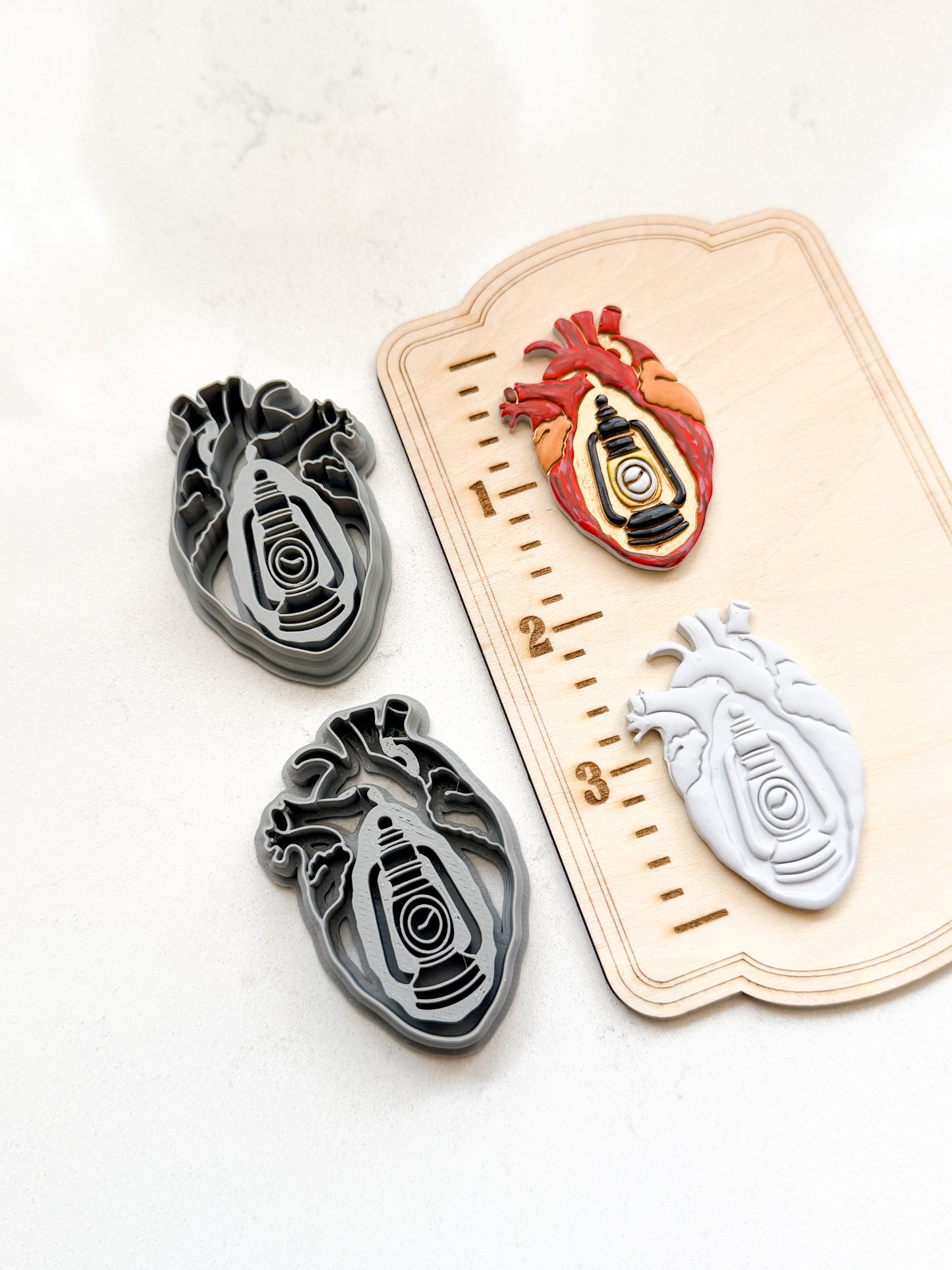 TELL TALE HEART | POE.MS | EDGAR ALLEN POE INSPIRED | POLYMER CLAY CUTTERS