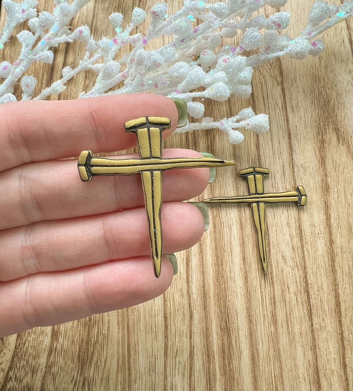 Nail Cross Clay Cutters | Religious Christmas | Jesus