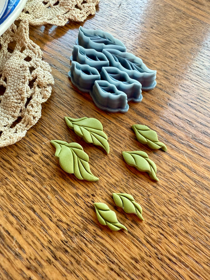 LEAVES CLUSTER PACK | SPRING FLORAL | CLAY CUTTERS