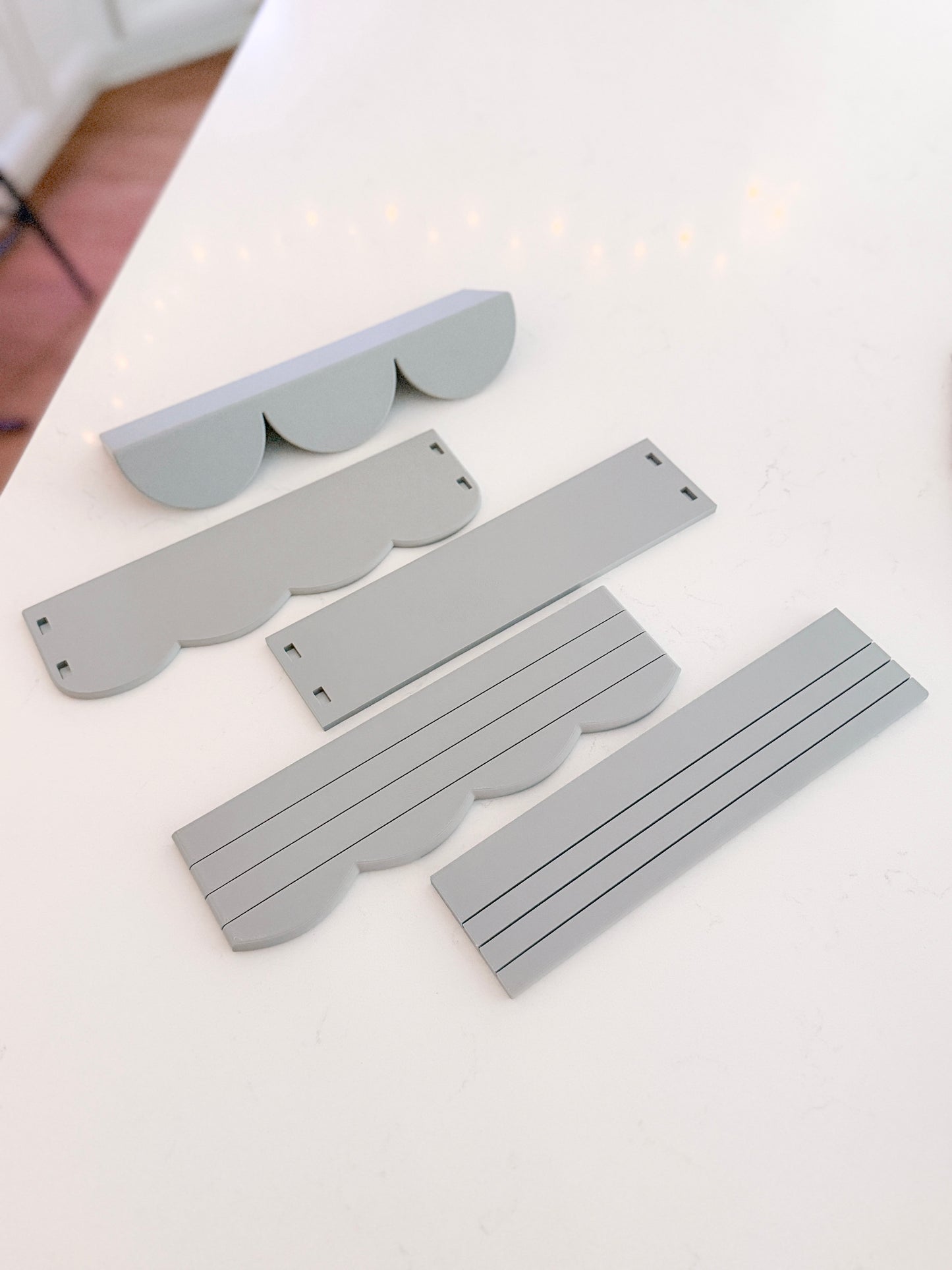 MODSHELF | FLAT & SLOTTED SHELVES | COMPONENTS | CUSTOM MODULAR CHARM BAR DISPLAY