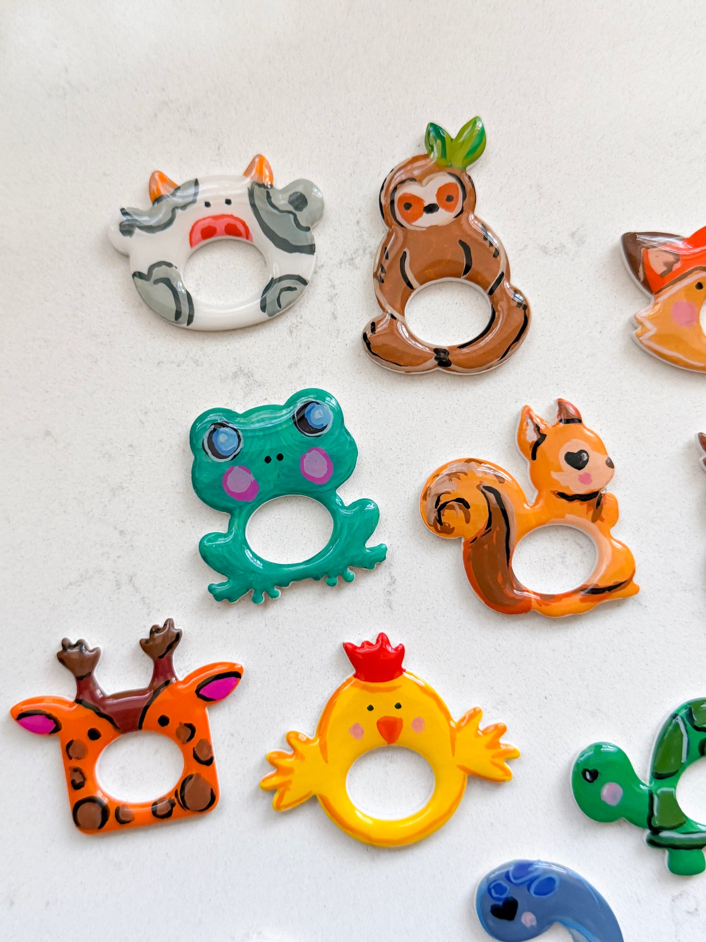 ANIMAL EYEGLASSES BROOCH PIN | POLYMER CLAY CUTTER