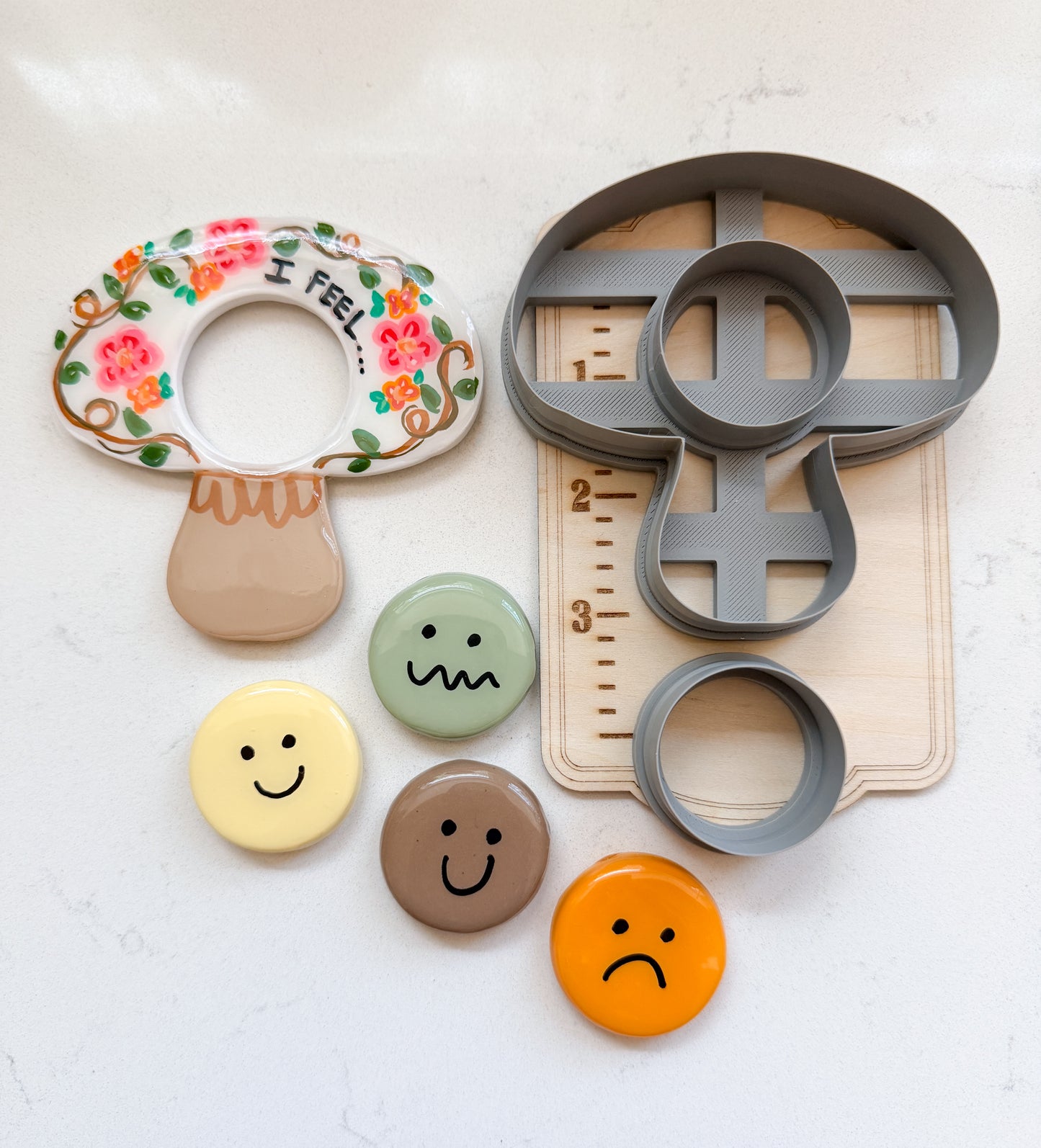 MOOD MAGNET CLAY CUTTER SETS | POLYMER CLAY CUTTER