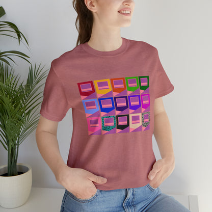 15 BLOCKS | POLYMER CLAY TEE SHIRT | CLAY TEE | UNIXES SHORT SLEEVE T-SHIRT