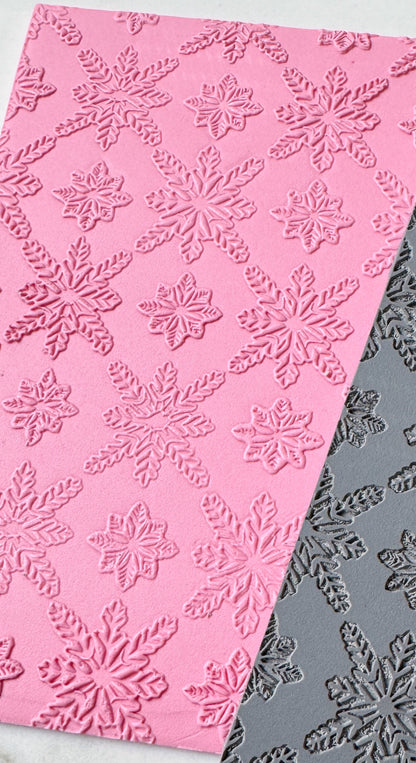 CRISS CROSS SNOWFLAKES | TEXTURE MAT