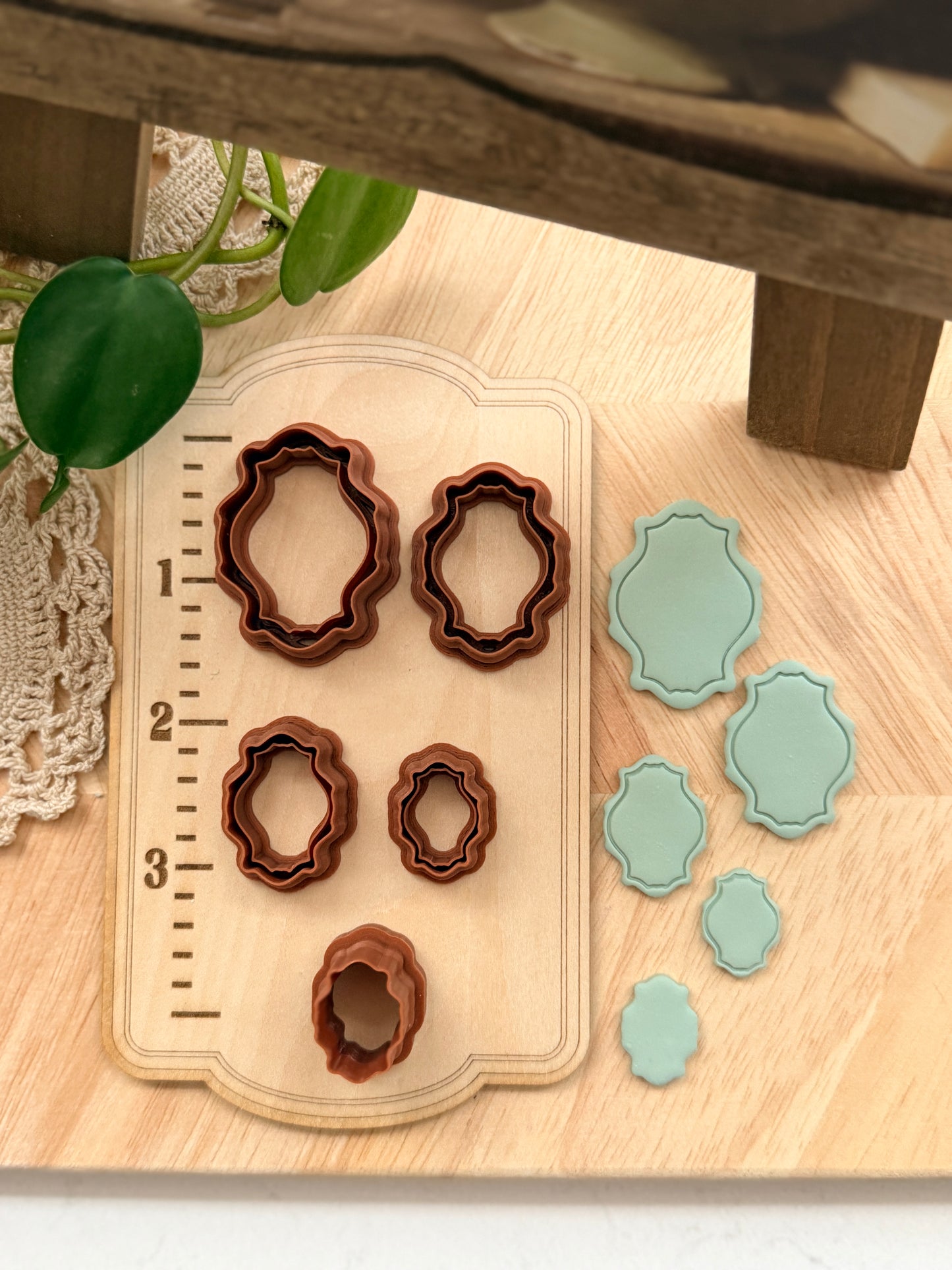 GRANNY FRAME STYLE "A" CURVY | Grandma Core | Polymer Clay Cutter