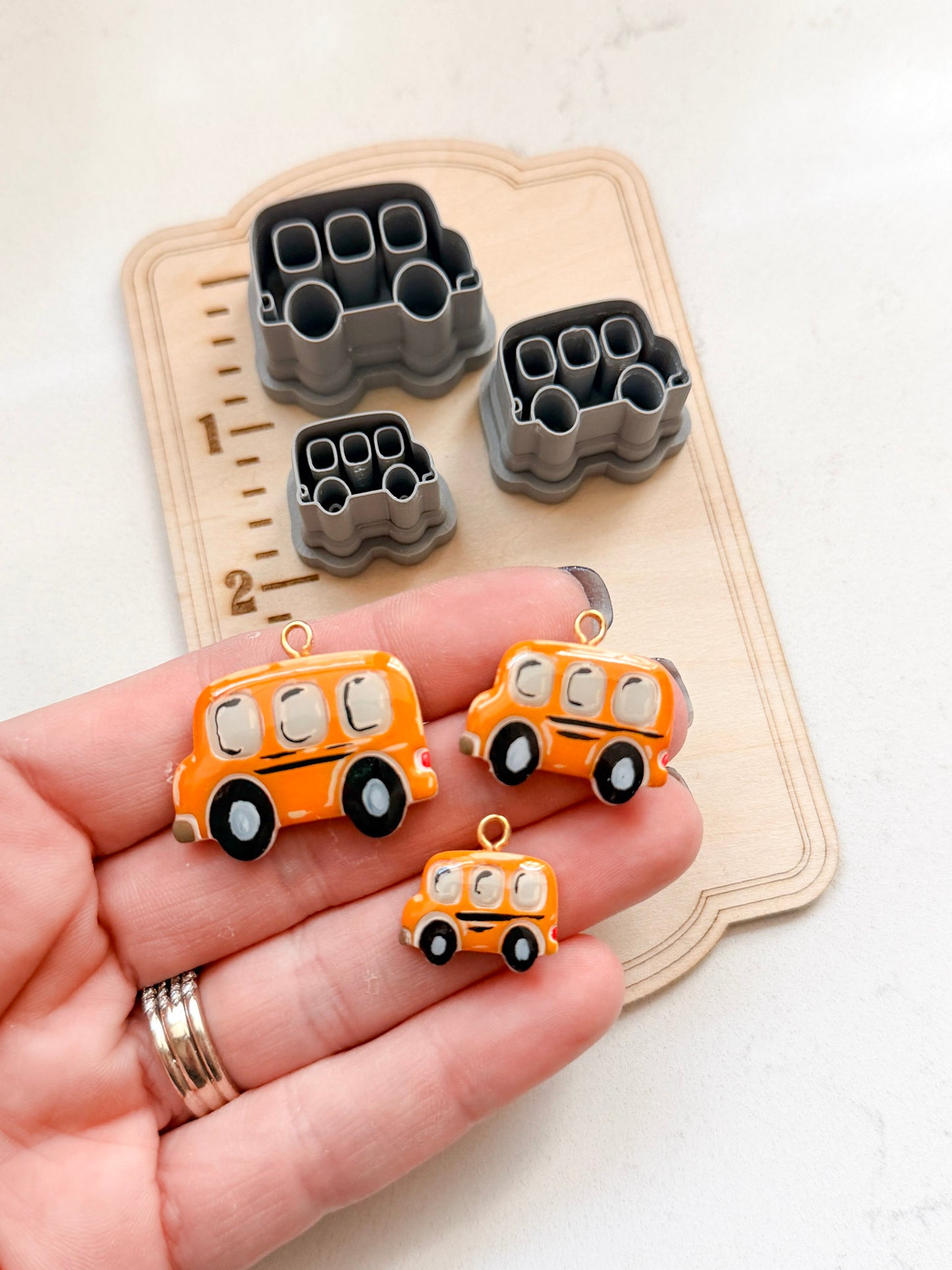 BACK TO SCHOOL BAG & CHARM CUTTERS | CLAY CUTTERS | POLYMER CLAY CUTTERS