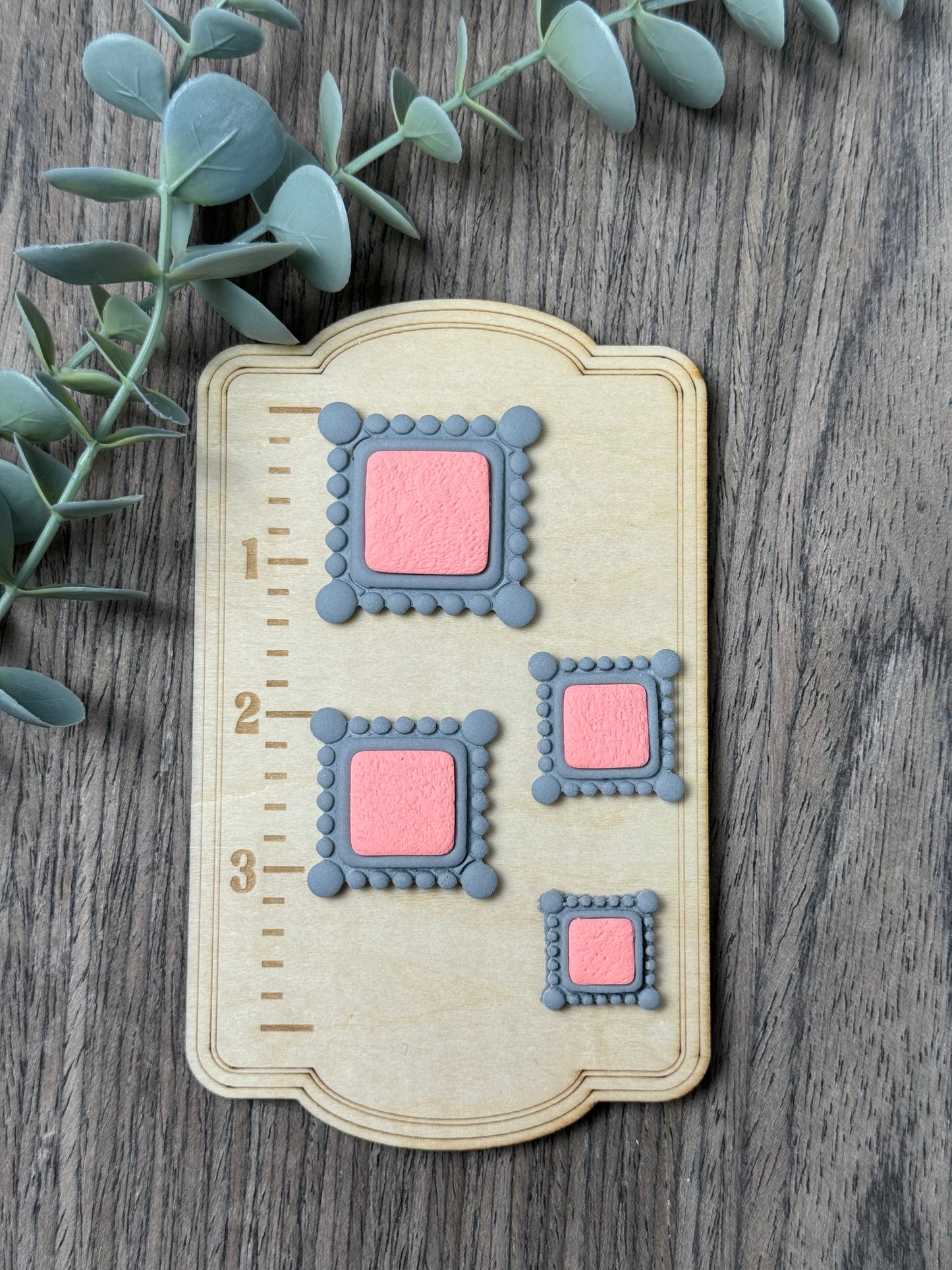 Square Corners | Faux Turquoise | Country Western Clay Cutters