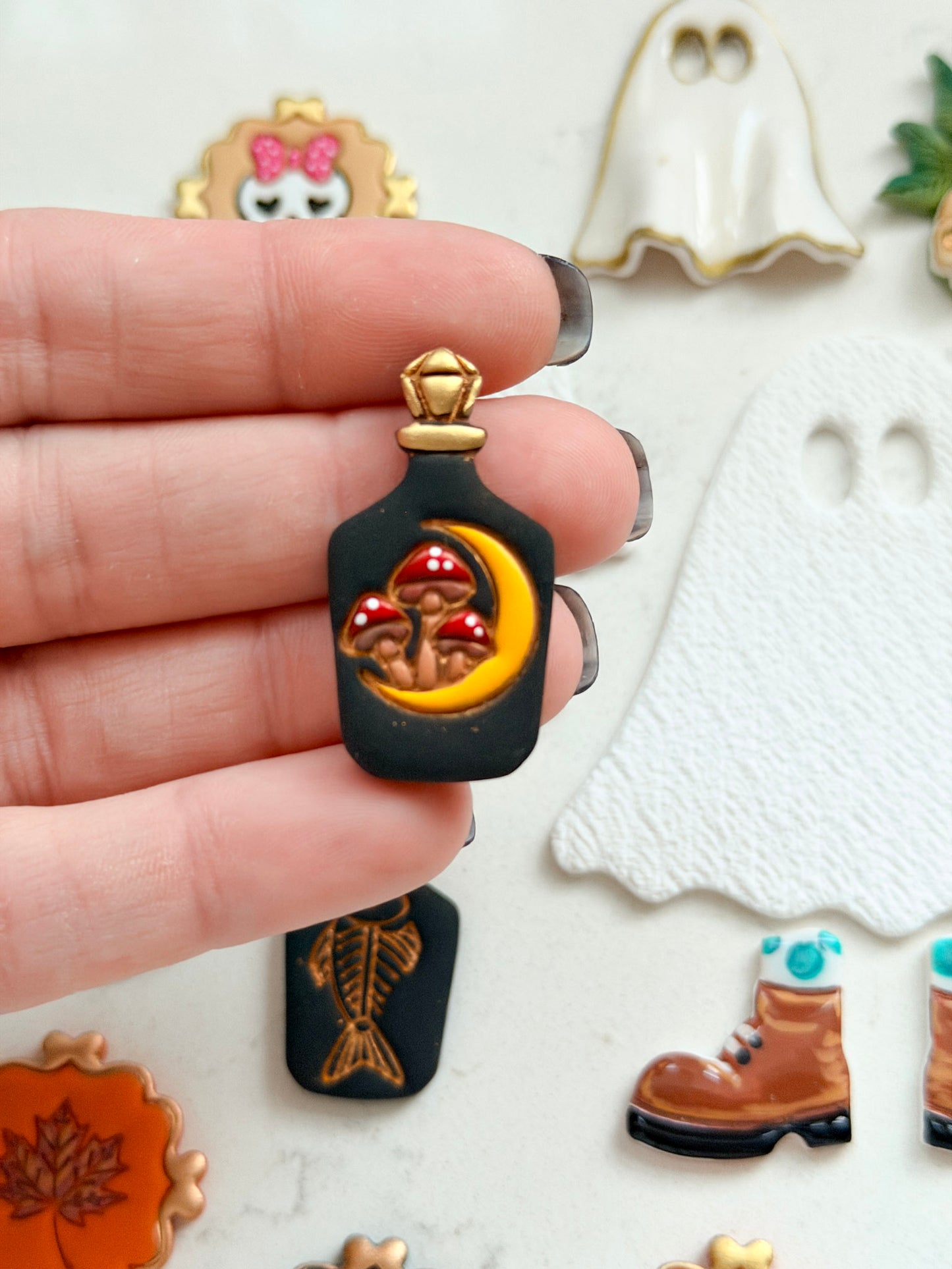 MAGICAL BOTTLES | FALL AUTUMN | POLYMER CLAY CUTTERS