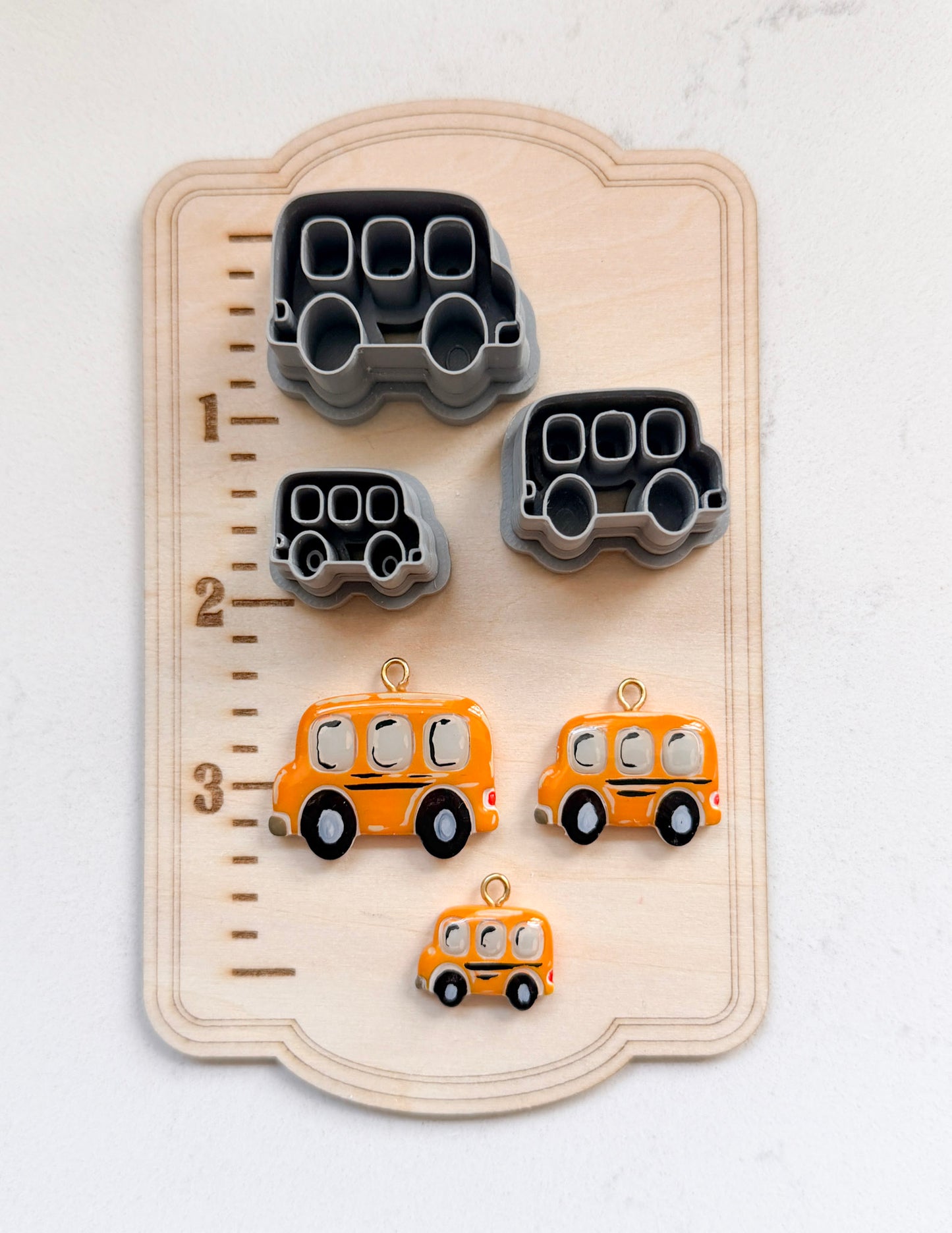 BACK TO SCHOOL BAG & CHARM CUTTERS | CLAY CUTTERS | POLYMER CLAY CUTTERS