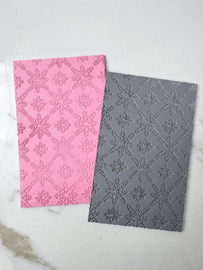 CRISS CROSS SNOWFLAKES | TEXTURE MAT