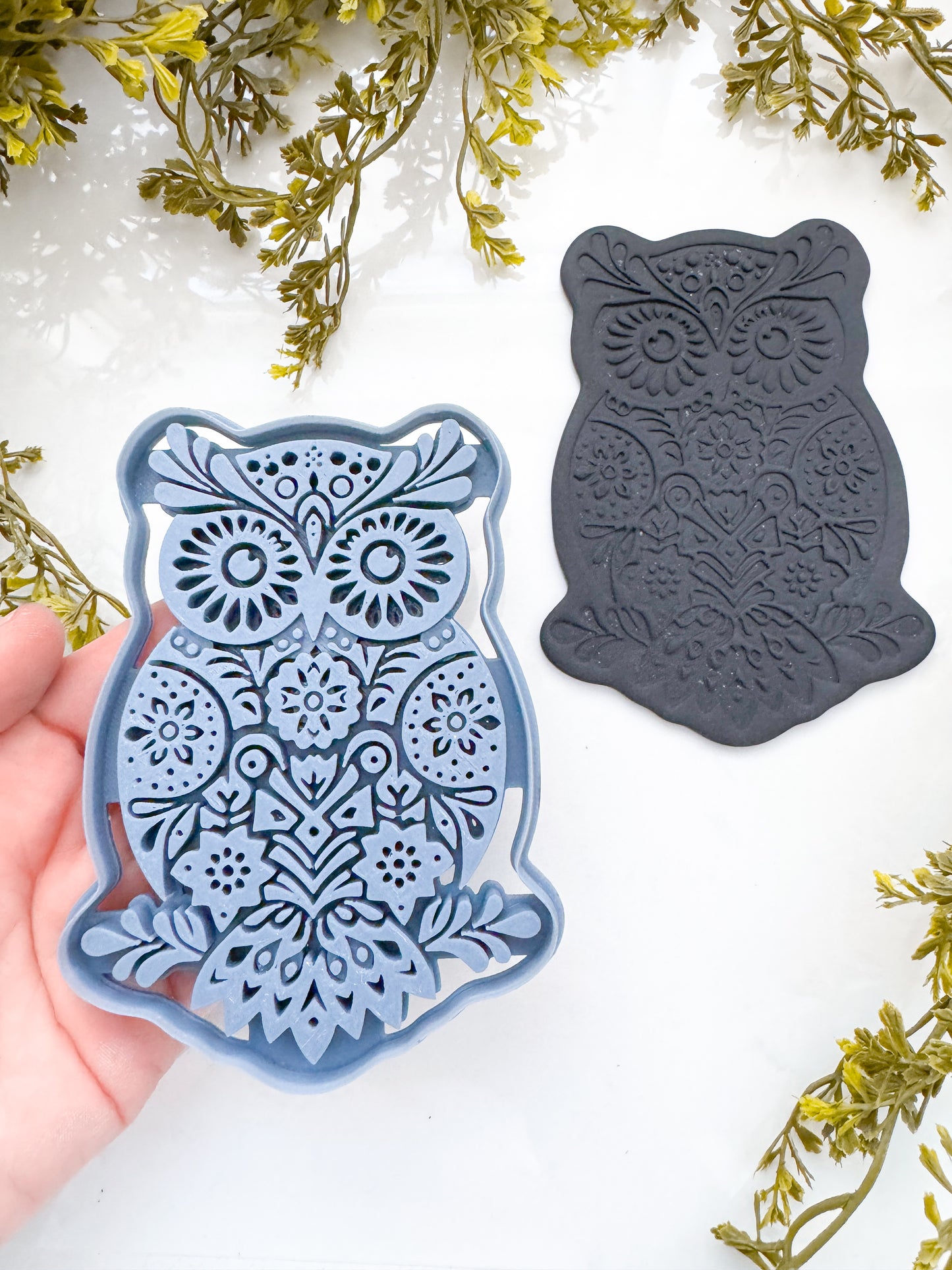 WALL ART | OWL | SCANDINAVIAN | LARGE CLAY CUTTER