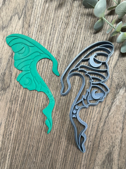 LUNA MOONPHASE MOTH WING EARCUFF | FANTASY | CLAY CUTTER