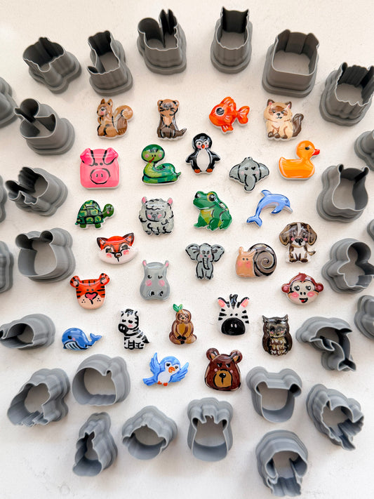 ANIMAL CHARM CUTTERS | CLAY CUTTERS | POLYMER CLAY CUTTERS