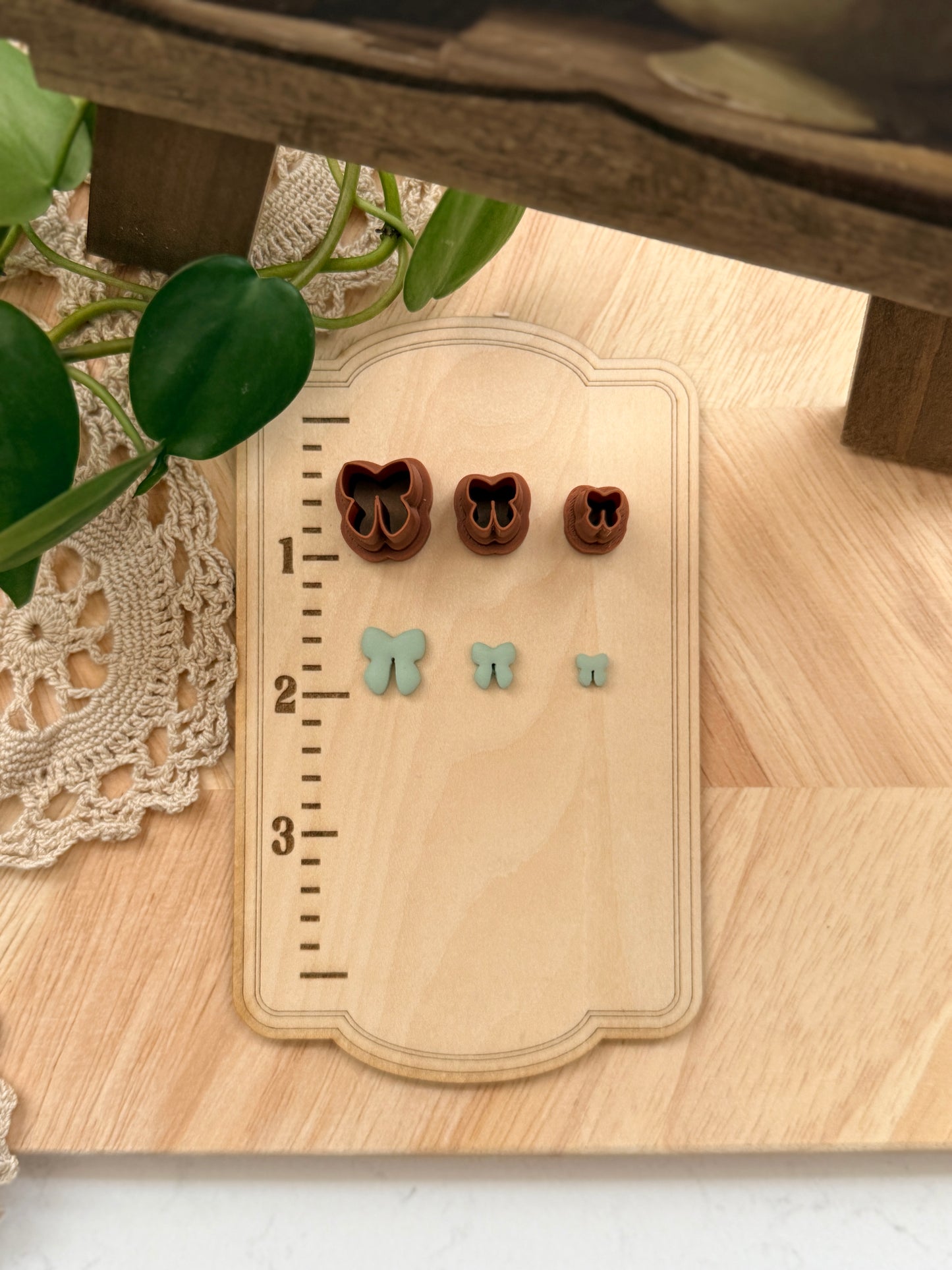 3PC TINY BOW PACK | Grandma Core | Polymer Clay Cutter
