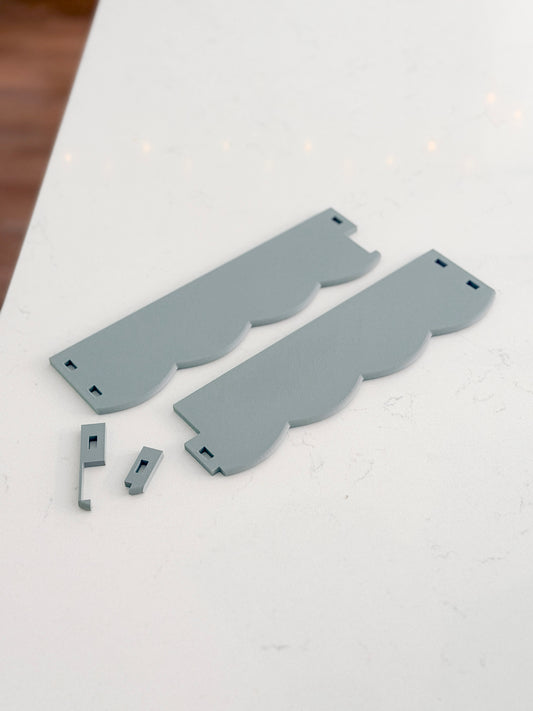 MODSHELF | CONNECTOR SHELVES | COMPONENTS | CUSTOM MODULAR CHARM BAR DISPLAY