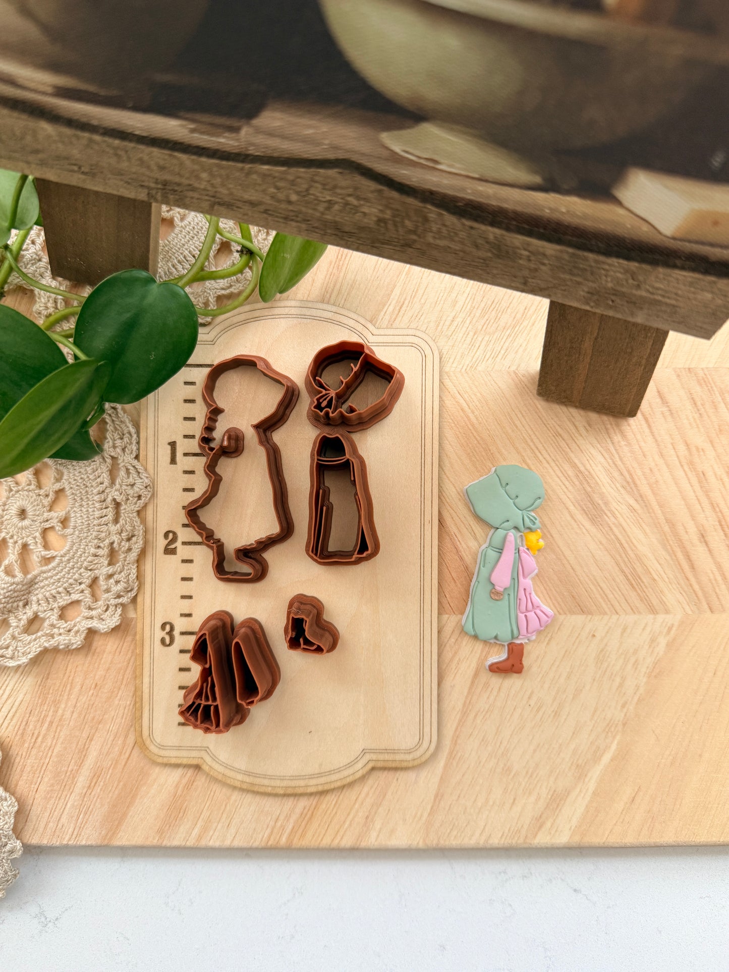 HOLLY HOBBY BUILDER SET | Grandma Core | Polymer Clay Cutter