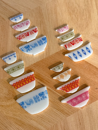 PYREX BOWL SETS | VINTAGE KITCHEN | POLYMER CLAY CUTTERS