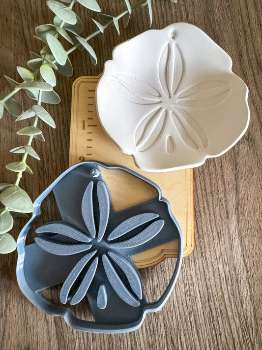 Sand Dollar Trinket Dish | Summer Sea Life | Clay Cutters