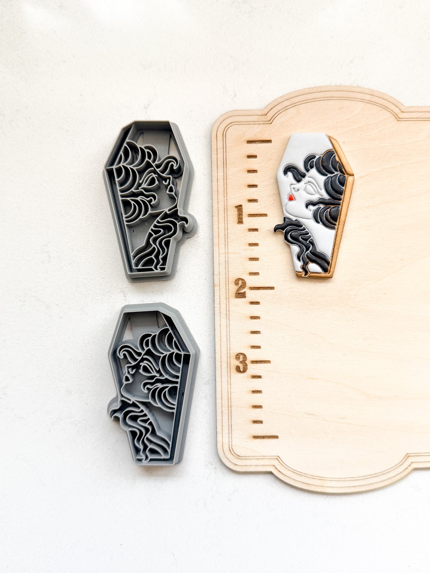 ANNABEL LEE COFFIN | POE.MS | EDGAR ALLEN POE INSPIRED | POLYMER CLAY CUTTERS