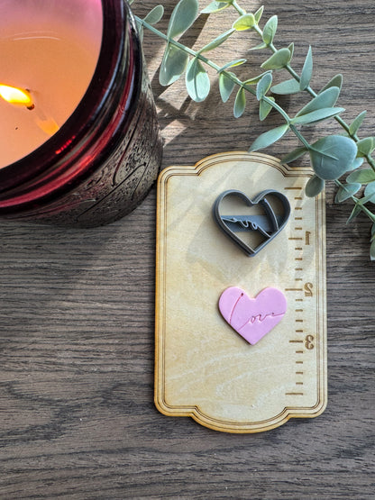 LOVE Heart Clay Cutter