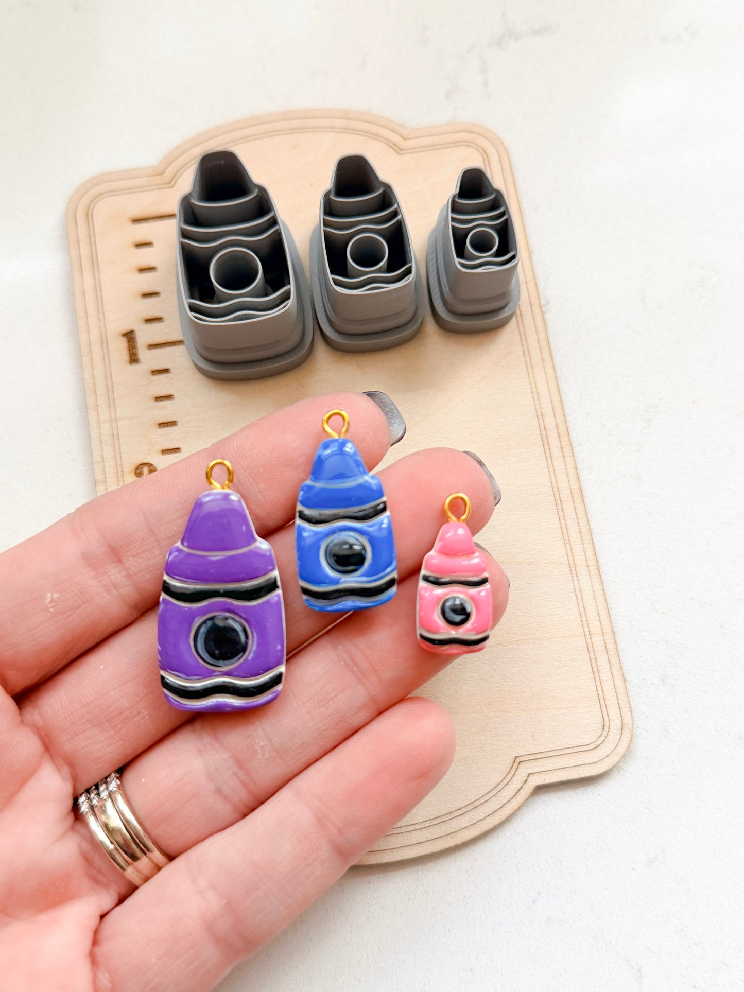 BACK TO SCHOOL BAG & CHARM CUTTERS | CLAY CUTTERS | POLYMER CLAY CUTTERS