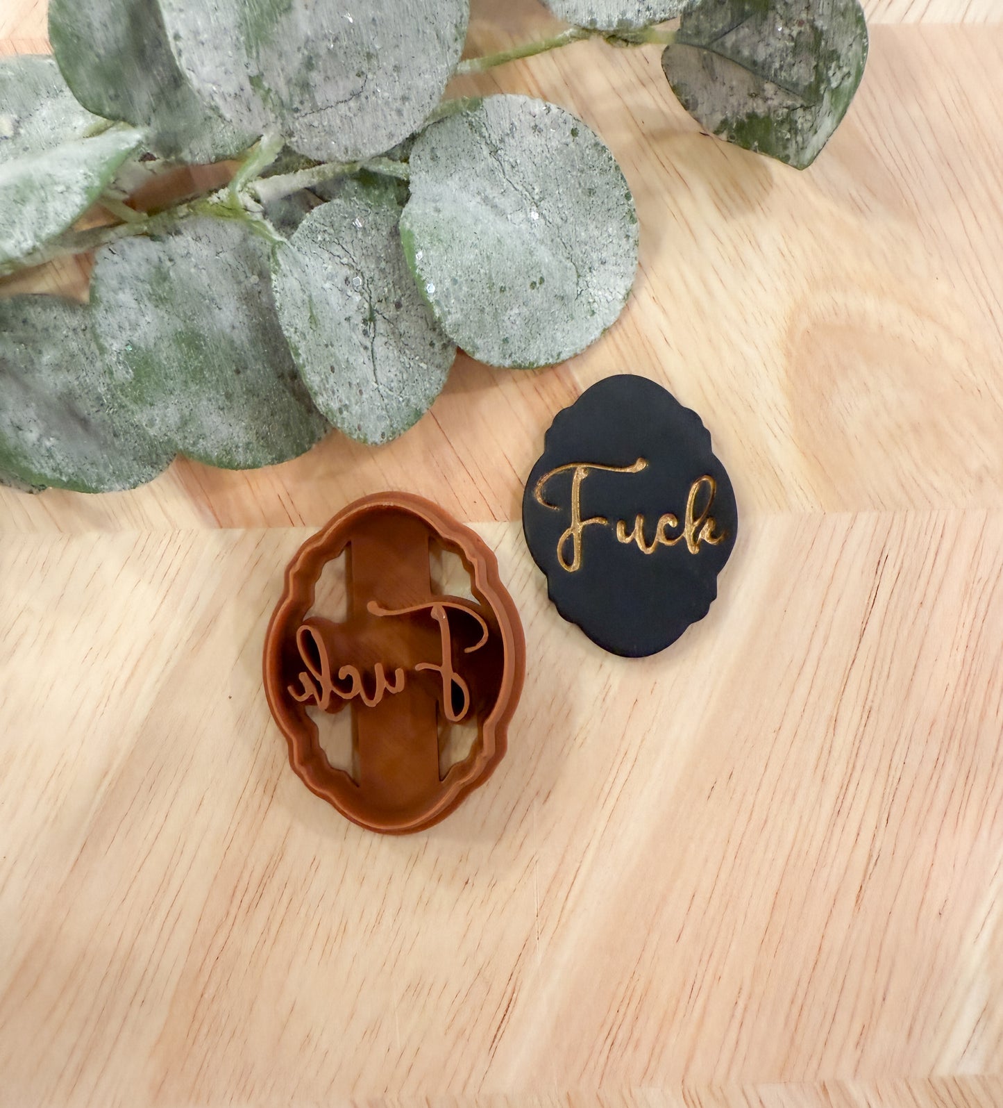 F*CK FRAMED | BAD WORDS | INAPPROPRIATE SAYINGS | CLAY CUTTER