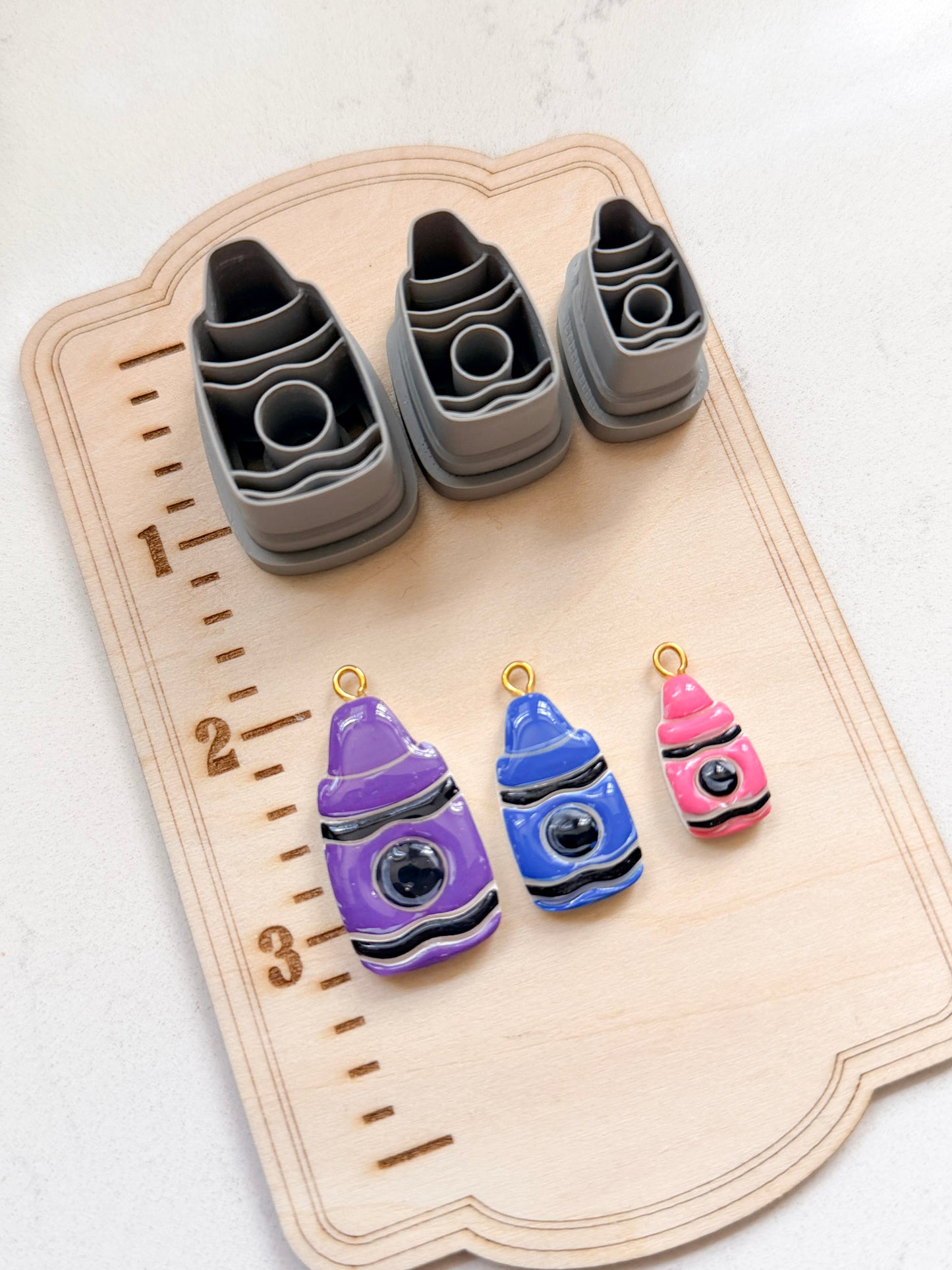 BACK TO SCHOOL BAG & CHARM CUTTERS | CLAY CUTTERS | POLYMER CLAY CUTTERS