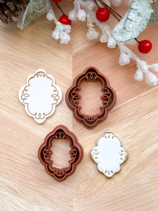 FILAGREE FRAME | CHRISTMAS HOLIDAY | CLAY CUTTER