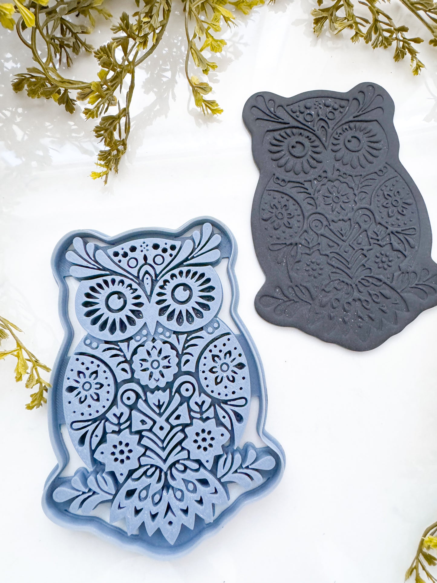 WALL ART | OWL | SCANDINAVIAN | LARGE CLAY CUTTER