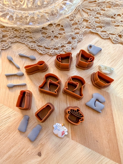 KITCHEN CHARMS | THE CHARM BAR | VINTAGE KITCHEN | POLYMER CLAY CUTTERS