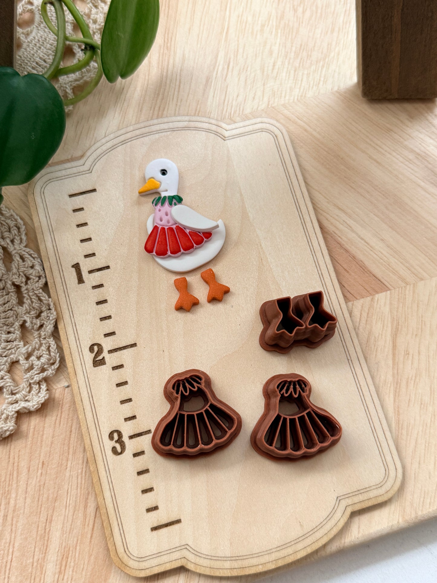 PORCH GOOSE BERRY DRESS OUTFIT | POLYMER CLAY CUTTERS