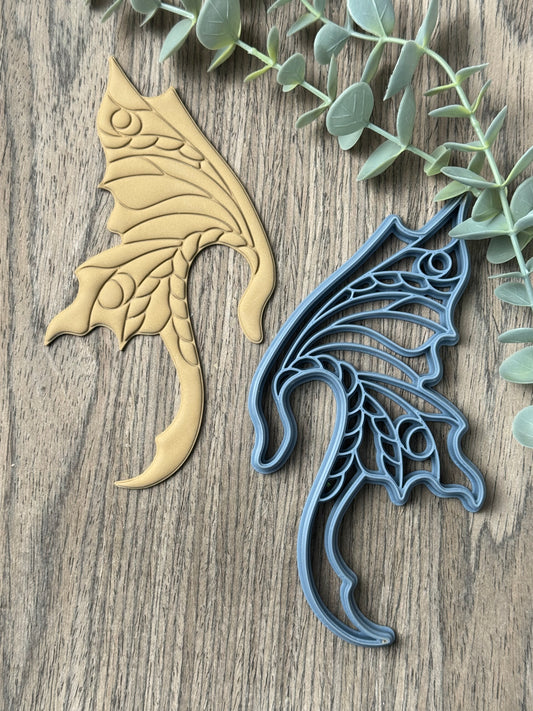 MOTHER OF DRAGONS HYBRID WING EARCUFF | FANTASY | CLAY CUTTER