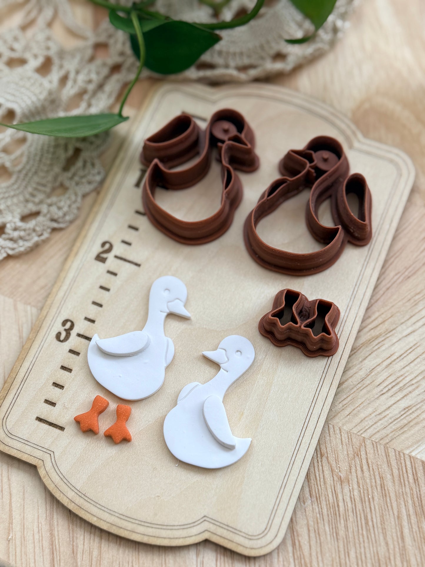 PORCH GOOSE BUILDER SET | POLYMER CLAY CUTTERS