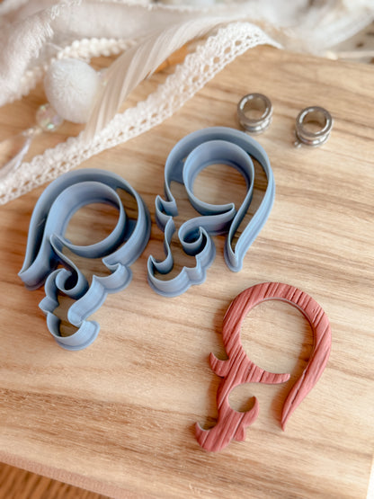 TRIBAL THIN FILAGREE | GAUGED HANGER | CLAY CUTTER  SET