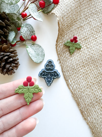 HOLLY BERRIES SET | CHRISTMAS 2024 | CLAY CUTTER