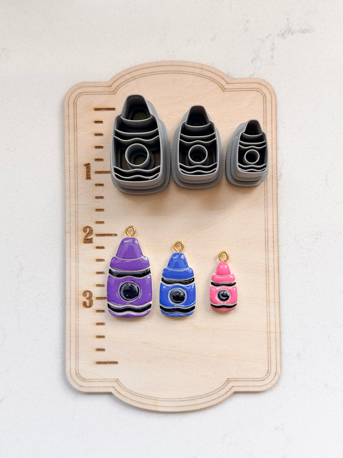 BACK TO SCHOOL BAG & CHARM CUTTERS | CLAY CUTTERS | POLYMER CLAY CUTTERS