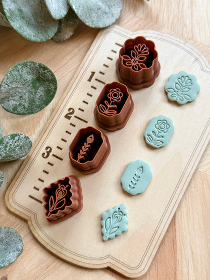 FLORAL CHARM CUTTERS | CLAY CUTTERS | POLYMER CLAY CUTTERS