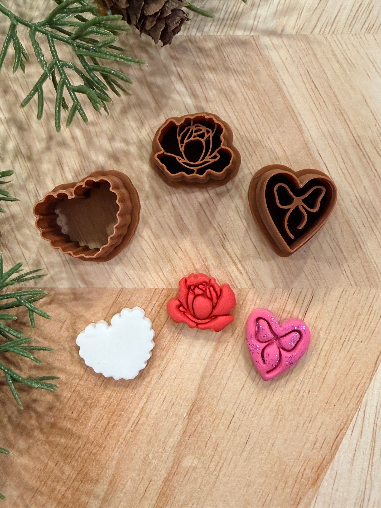 VALENTINE CHARMS | THE CHARM BAR | HOLIDAY | POLYMER CLAY CUTTERS