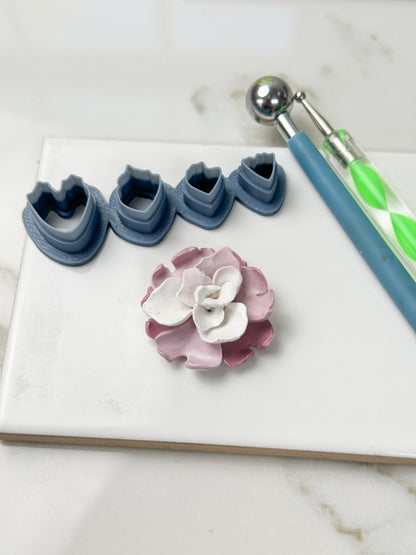 ORGANIC PETAL PUNCH CLAY CUTTER SET