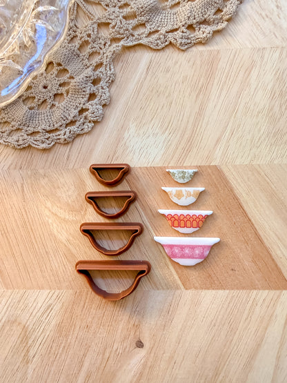 PYREX BOWL SETS | VINTAGE KITCHEN | POLYMER CLAY CUTTERS