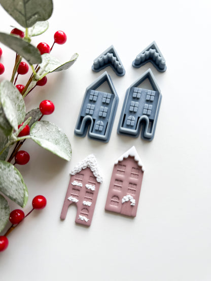 WINTER HOUSE SET | CHRISTMAS 2024 | CLAY CUTTER