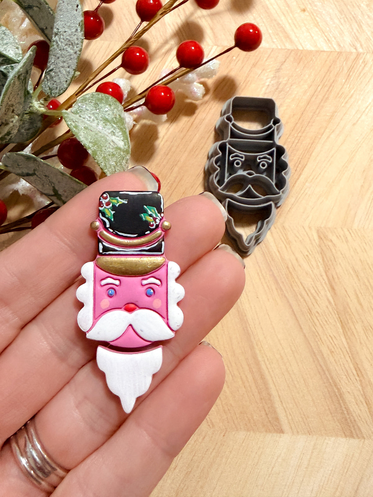 NUTCRACKER 2 PIECE CLAY CUTTER | CHRISTMAS | POLYMER CLAY CUTTER