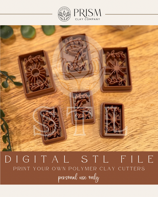 Tarot Card Sets STL File | 2 Sizes | Digital Instant Download | 3D Printing STL File | Polymer Clay Tool | Polymer Clay Cutter STL File