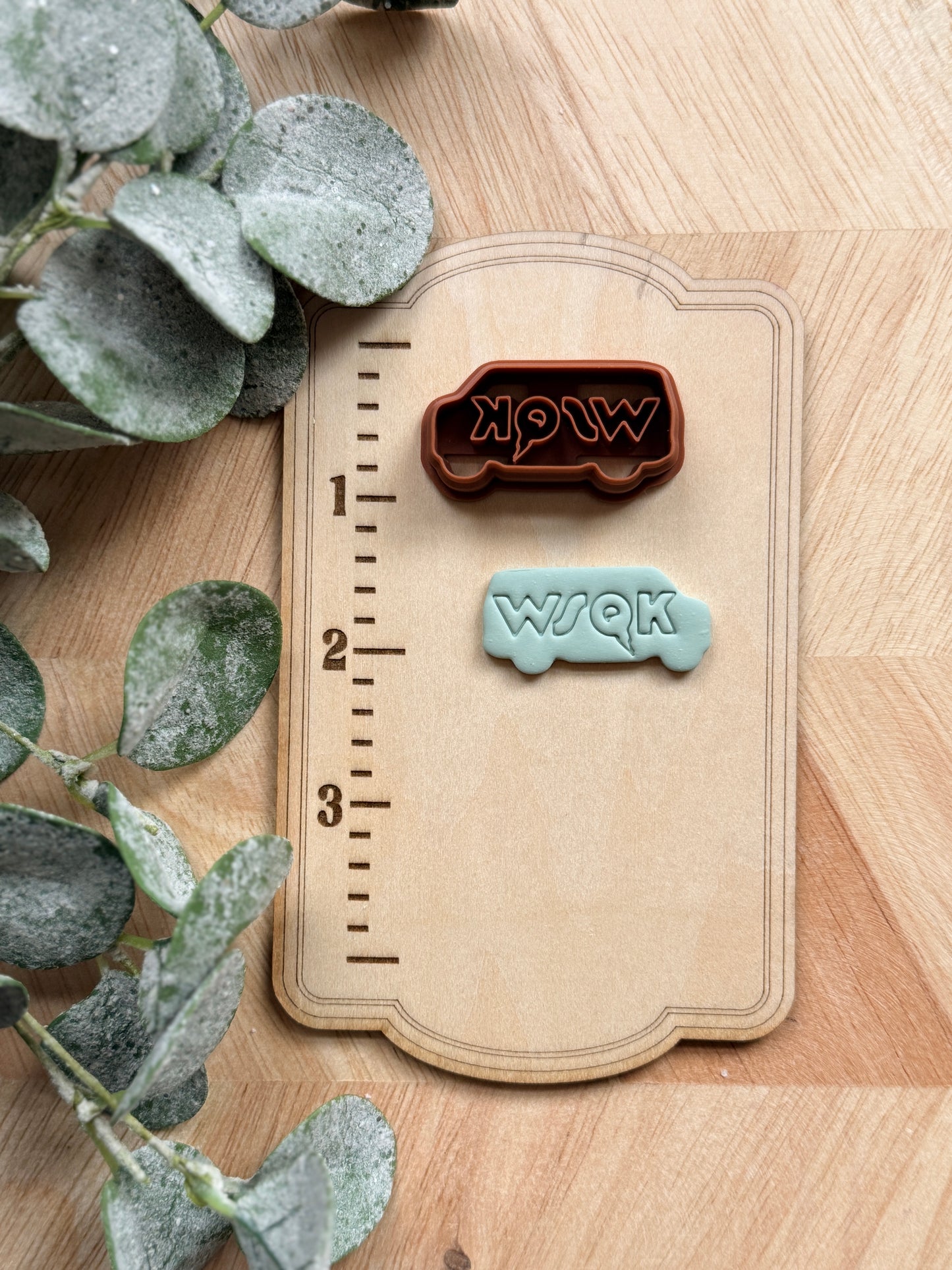 WSQK VAN | STRANGER THINGS INSPIRED | POLYMER CLAY CUTTER