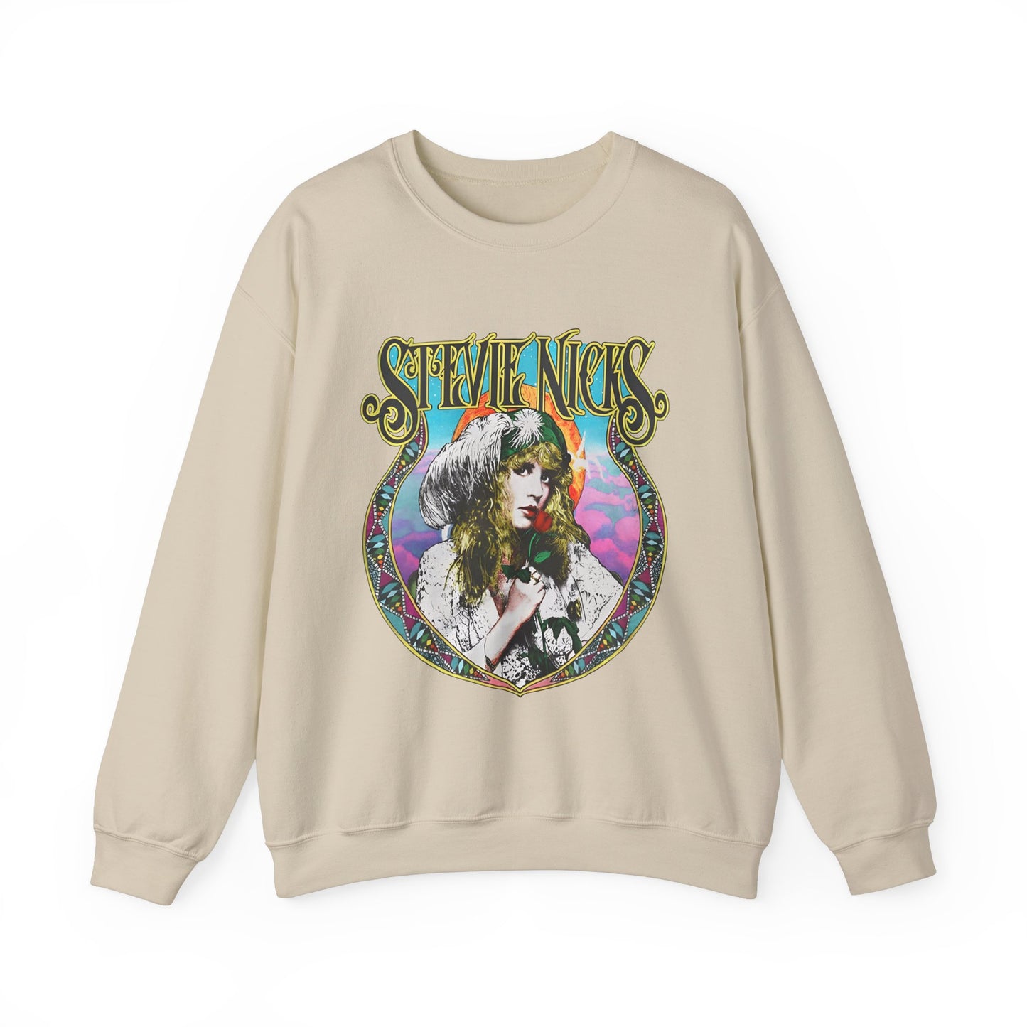 Retro Stevie Nicks | Gildan 18000 Unisex Heavy Blend™ Crewneck Sweatshirt