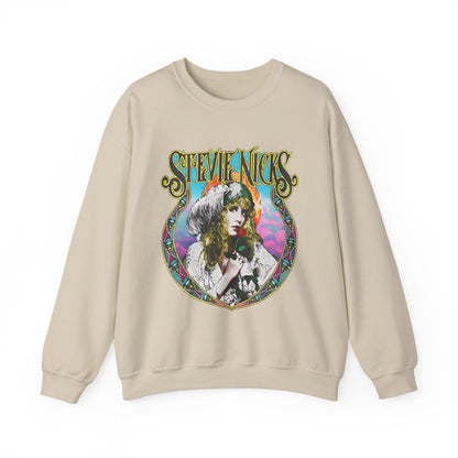 Retro Stevie Nicks | Gildan 18000 Unisex Heavy Blend™ Crewneck Sweatshirt