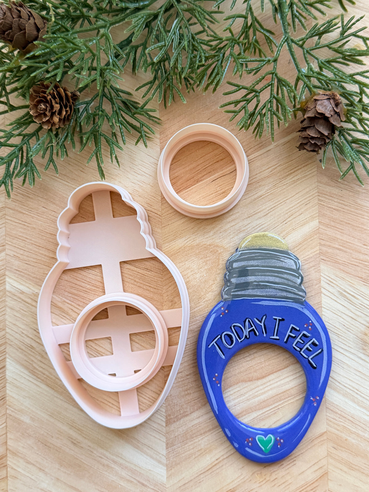 WINTER HOLIDAY MOOD MAGNET CLAY CUTTER SETS (12 OPTIONS) | POLYMER CLAY CUTTER