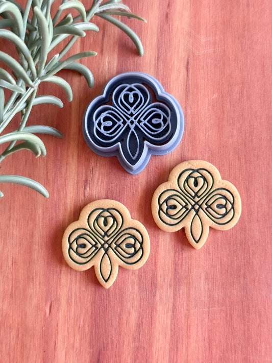 CELTIC CLOVER KNOT | IRISH ST PATRICKS DAY | CLAY CUTTER